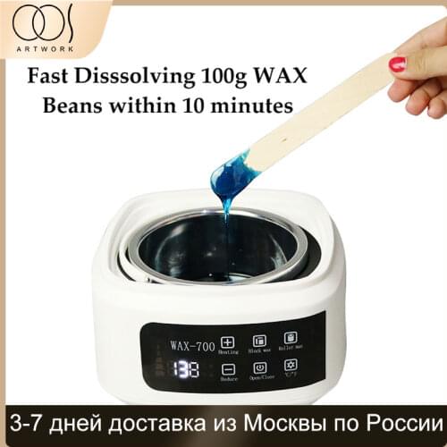 Electric LCD Wax-Melt Heater Machine for Hand Foot Therapy Bath Hand Waxing Paraffin Epilator Body Depilatory Hair Removal Tool