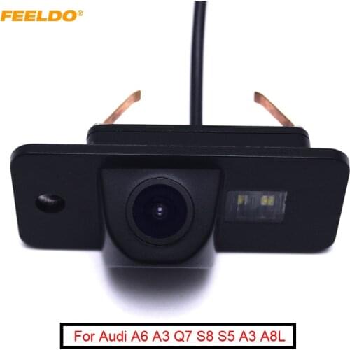 FEELDO 1Set Car Parking Rear View Camera for Audi A6 A3 Q7 S8 S5 A3 A8L Backup Reversing Camera #AM1148