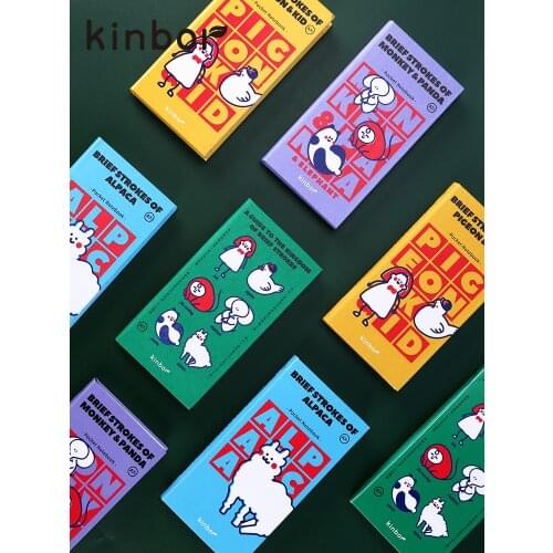 Kinbor A7 Pocket Book Call of the Kingdom Self-filling Creative Word Book Cute Cartoon Student Mini Notepad Notebook Stationery