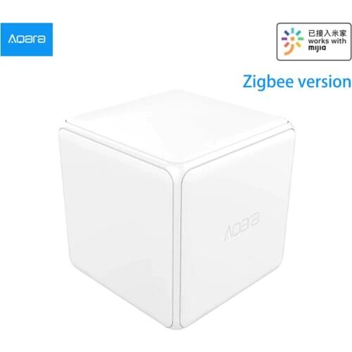 Aqara Magic Cube Controller Zigbee Version Controlled by Six Actions For Smart Home Device Work With Smart Home App
