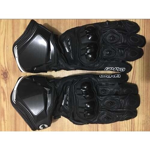 Alpine Pro Leather Black from Moto Heaven Motorcycle Leather Gloves Road Bike Racing Riding Track
