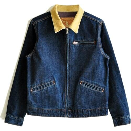 Saucezhan jean jacket men wash men motorcycle denim jacket jeans jacket men men jackets lining purple denim vintage 14.5oz