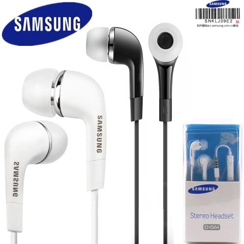 Samsung Earphones EHS64 Headsets With Built-in Microphone 3.5mm In-Ear Wired Earphone For Smartphones With retail packaging