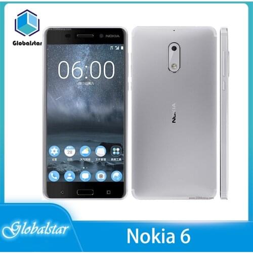 Nokia 6 Refurbished Original Nokia 6 LTE 4G Phone 4G RAM Dual Sim Android 7.0 Octa Core 5.5" 16.0 MP Fingerprint phone