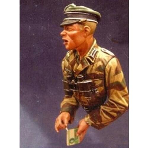 New Unassembled 1/12 ancient stand Officer bust Resin Figure Unpainted Model Kit