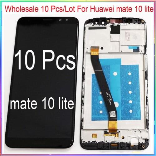 Wholesale 10 Pcs/Lot For Huawei mate 10 lite LCD Display Screen With touch digitizer assembly