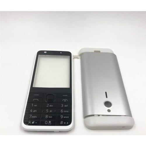 Original For Nokia 230 230ds RM-1172 RM-1126 New Full Complete Mobile Phone Housing Cover Case+English Keypad