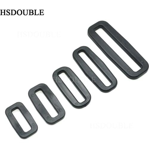 3/4" 1" 1-1/4" 1-1/2" 2" Plastic Looploc Rectangular Rings Slider Buckle Backpack Strap Webbing Bag Parts