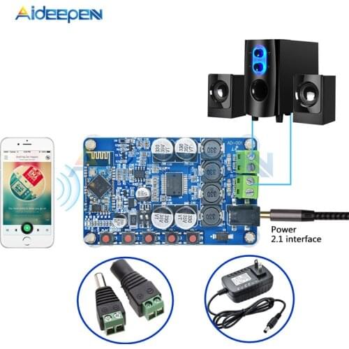 TDA7492P 50W+50W Digital Amplifier Board CSP8635 Bluetooth 4.0 Chip Receiver Amplifier Board Module Two-channel Stereo