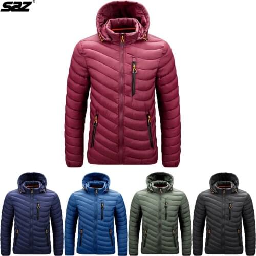 SAZ Men's Parkas With A Hood