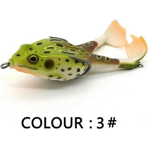 Silicone Wobblers Frog Fishing Lures Softbait Double Propeller Jigging Frog Lure Jig Artificial Bait Topwater Soft Fish Lure