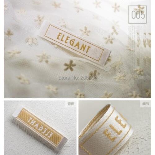 High quality woven label,garment accessories custom clothing labels, tags labels,brand name labels for clothing DHLB005