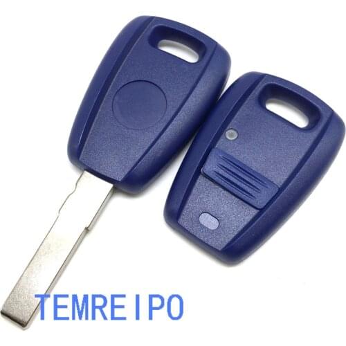 10pcs/lot Blue Remote Key Fob Shell for Fiat Punto Doblo Bravo Replacement Housing Case