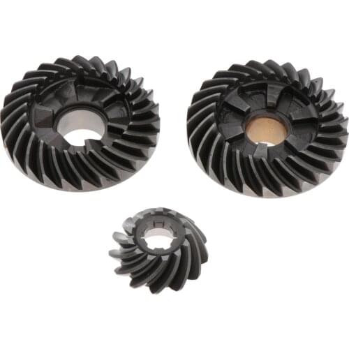 3pcs Boat Motor Outboard Gear Kit Forward Reverse Pinion Replacement for Yamaha