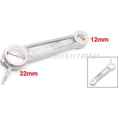 Aluminum Alloy Connecting Rod Air Compressor Spare Part 32mm 12mm Dia 2pcs