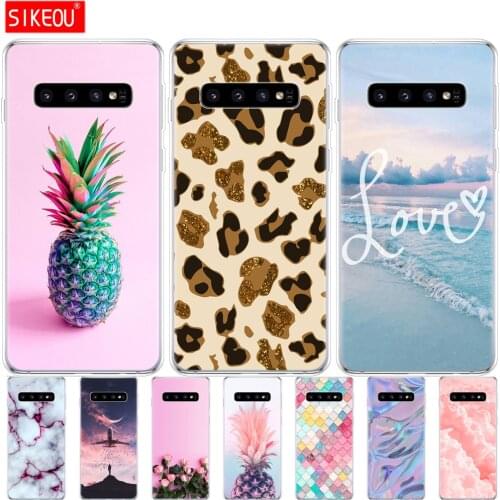 Case For Samsung Galaxy S10 Case S10Plus Case Silicon TPU Cover Phone S10 E Case On For Samsung S10 Plus G975F S 10 SM-G973F