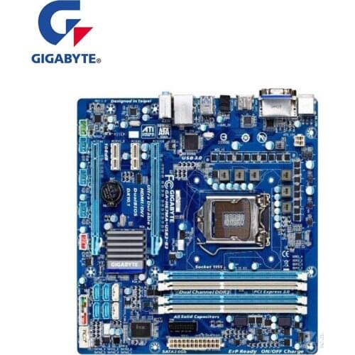 For Gigabyte GA-H67MA-USB3-B3 H67MA-USB3-B3 Motherboard LGA 1155 DDR3 H67 Used Desktop Mainboard SATA3 PCI-E X16 2.0