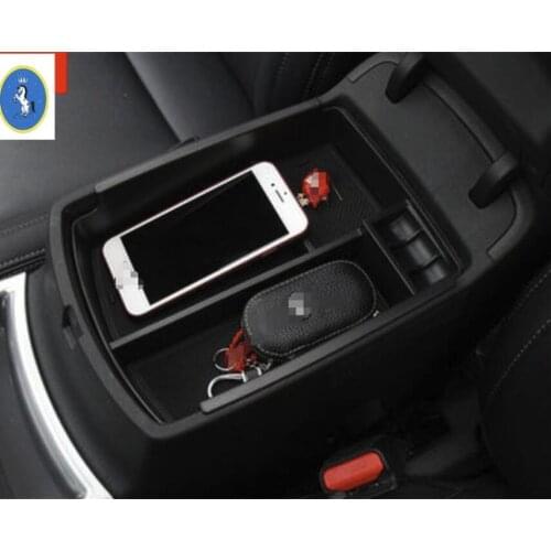 Yimaautotrims Central Storage Pallet Armrest Container Box Cover Kit Fit For KIA Sportage 2016 - 2020 Automatic Model / Plastic