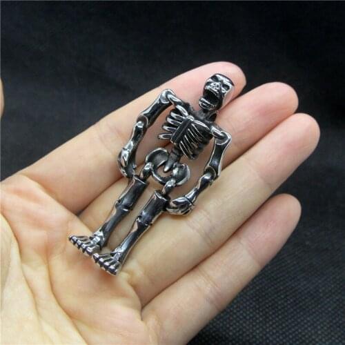 2020 Cool Zombie Pendant 316L Stainless Steel Fashion New Skull Mens Pendant