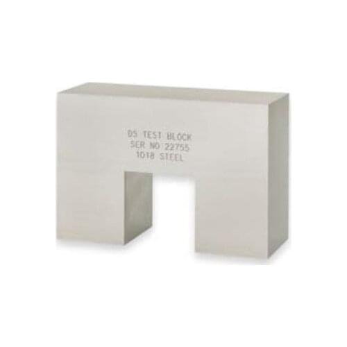 Ray-Check AWS-DS Sensitivity Distance Calibration Block carbon steel test UT block