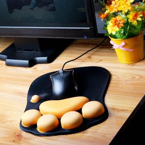 Cats Claw Shape Soft Wristband Non-slip Silicone Mouse Pad Wrist Rests Wrist Cushion NK-Shopping
