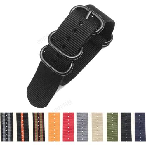22mm Nylon Nato Strap for Garmin Fenix 6 pro 5 plus Forerunner 935 945 Sport Bracelet watch band Approach S60 Men watchbands