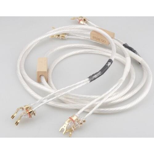 Nordost Odin Supreme Reference Speaker Cable audio loudspeaker Cable Video Wires with Spade Plug WBT Style Top Quality