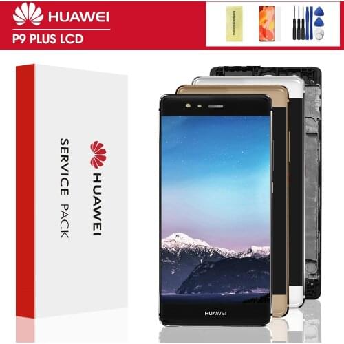 Original Display For Huawei P9 Plus LCD Display Digitizer Touch Screen Assembly with Frame P9 Plus Display Panel Replacement