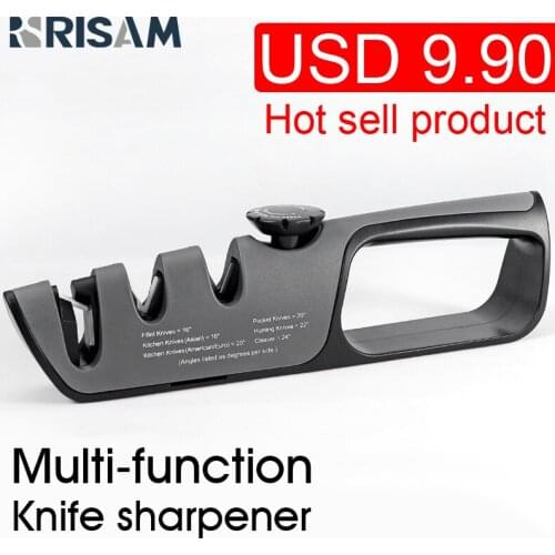 RISAM Series product Knife sharpener Adjustable Angle Sharpeners sharpening system Scissors 4 in 1 Kitchen Knives Grinds