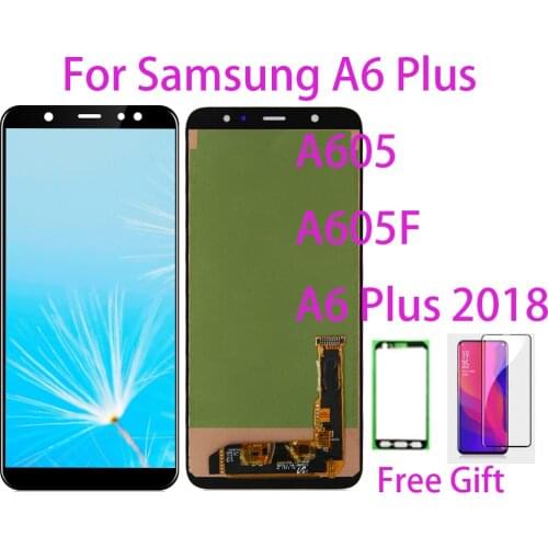 TFT LCD Screen For Samsung Galaxy A6+ (2018) Touch Screen Digitizer LCD Display For Samsung Galaxy A6+ (2018) A6 Plus A605
