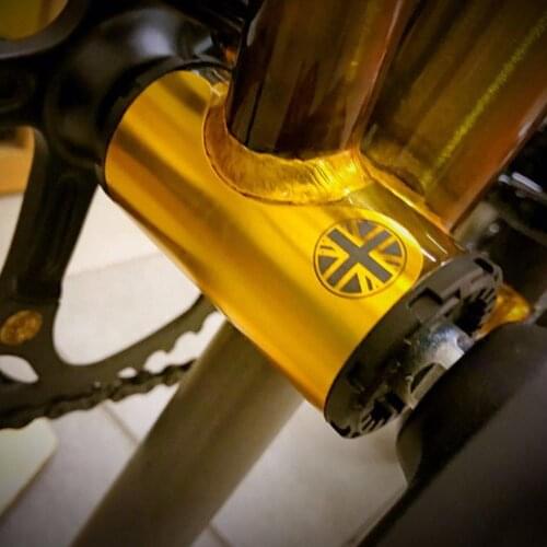 TWTOPSE Bicycle Protective Gear For Brompton Folding Bike Bottom Bracket Aluminum alloy Protector Guard Protector Pad Accessory