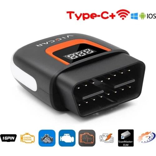 Viecar VP004 VP002 ELM327 V2.2 W ELM 327 OBD2 Car Diagnostic Auto Tool elm327 OBD USB Scanner Code Reader For Android/IOS