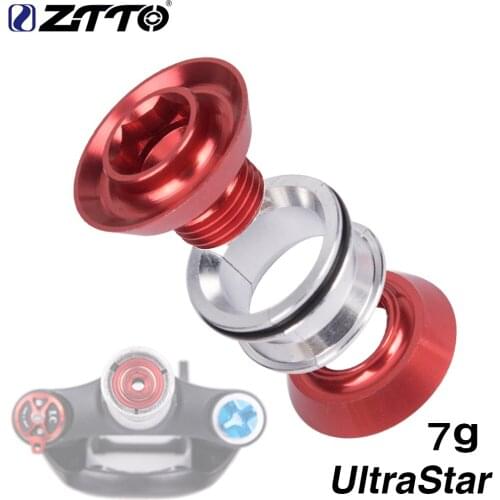 ZTTO Bicycle Parts Road Bike Fork Steerer UltraStar 7g Headset Nut Expansion Screw Expander Plug Compression 1 1/8"Tube