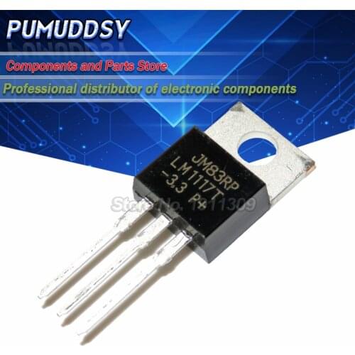 10PCS LM1117T-3.3 LM1117T LM1117 Low Dropout Voltage Regulator 3.3V