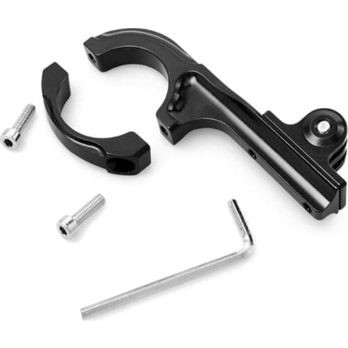 Aluminum Alloy Bicycle Bike Handlebar Clamp Clip Mount Action Camera Accessories for GoPro Hero 7 6 5 for Xiaomi Yi SJCAM SJ4000