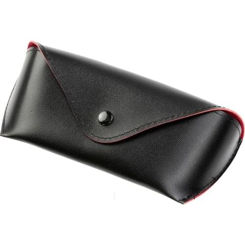 Soft PU Leather Glasses Case Bags Mens Vintage Sunglasses Eyeglasses Storage Button Holder Bag Business Glasses Accessories