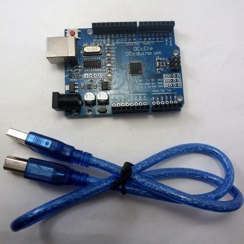 DCcduino UNO R3 ATMEL AVR MCU Development Board Ch340G ATmega328 ATmega328P for Arduino Compatible