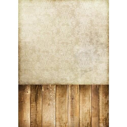 Wallpaper Wooden Floor Plank Photography Backgrounds Customized Backdrops for Kids Baby Portrait Dolls Photocall Photo Studio