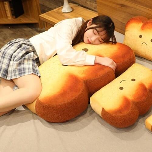 Bread Pillow Cushion подушка Lovely Soft Home Decoration Sofa Car Waist Back Bed Office Head Pillows Dormitory Student Gift