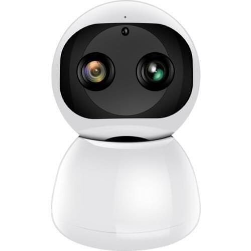 1080P Dual Lens PTZ Wifi 8XP Zoom Camera indoor Auto Tracking Cloud CCTV Home Security IP Camera 3MP Audio Speed Dome Camera