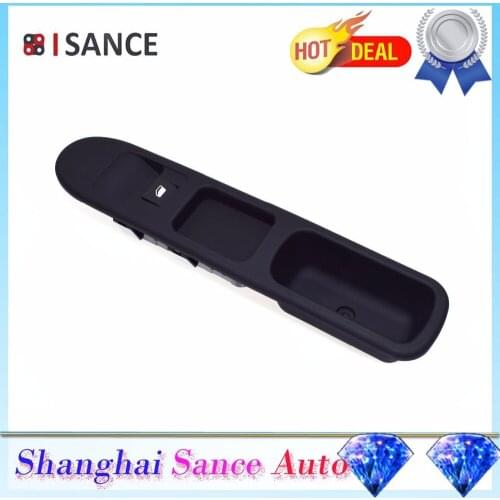 ISANCE Front Left Passenger Power Window Switch Control 96351625XT For Peugeot 307 1.6 16V 2000 2001 2002 2003 2004 2005-2008