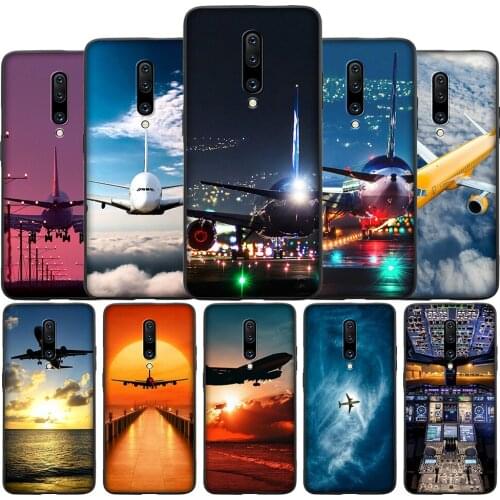 T6 Aircraft Airplane Fly Travel Silicone Soft Case for OnePlus 7 7T Pro 6T 6 5T 5