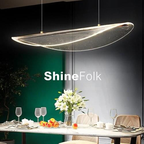 2021 NEW Pendant Light Hanging Lamp Fixtures For Living Dining Room Bedroom Decoration Minimalist Loft Chandelier Luminaires