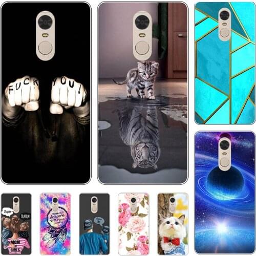 New Silicone Phone Case For Xiaomi Redmi Note 4X Note 4 Global Version Case Redmi 5 Plus Redmi5 Cartoon Hard Cover Phone Coque