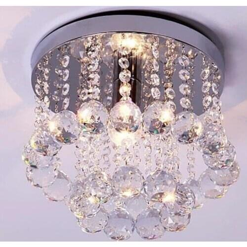 E14 Ceiling Lamp Crystal Living Room Foyer Light Home Lights Lustre Fixtures Restaurant Luminarias Luxury Ceiling Light WCL008
