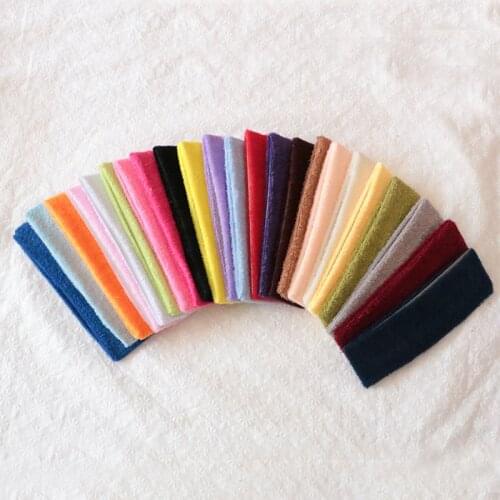 23PCS/Lot Unisex Sport Cotton Sweatband Headband for Men Women Yoga Hairband Gym Stretchy Elastic Fitness Basketball Hair Bands