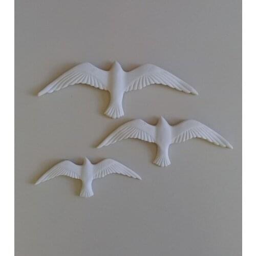 Object Wall Accessory Seagull paintable decorative objects декоративные предметы под роспись