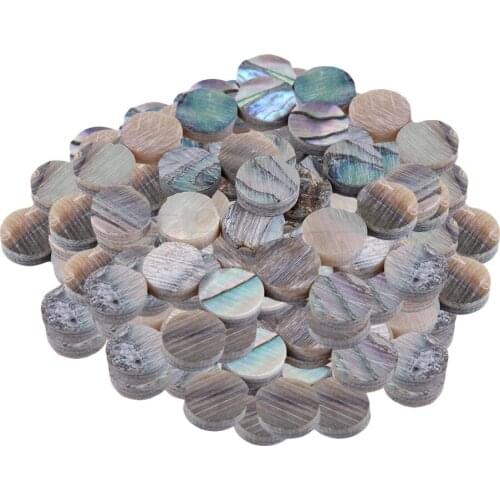 Yibuy 6MM Dia Multicolor Abalone Inlay Guitar Dots Fret Inlay Dots Pack of 300