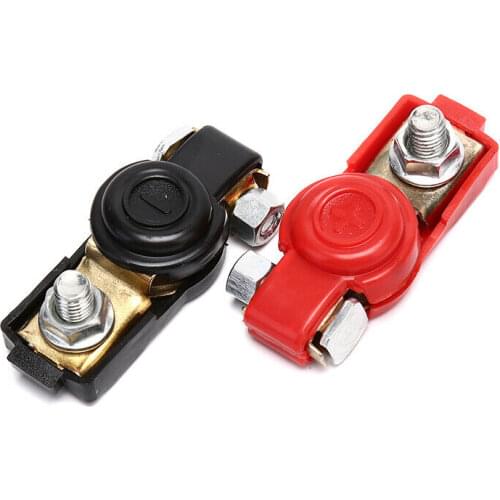 2pcs 12V Quick Release Battery Terminals Clamps for Car Caravan Boat Motorcycle Car-styling Batteries & Accessories