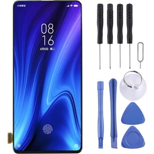 Original AMOLED Material LCD Screen and Digitizer Full Assembly for Xiaomi Redmi K20 Pro / K20 / Mi 9T / Mi 9T Pro